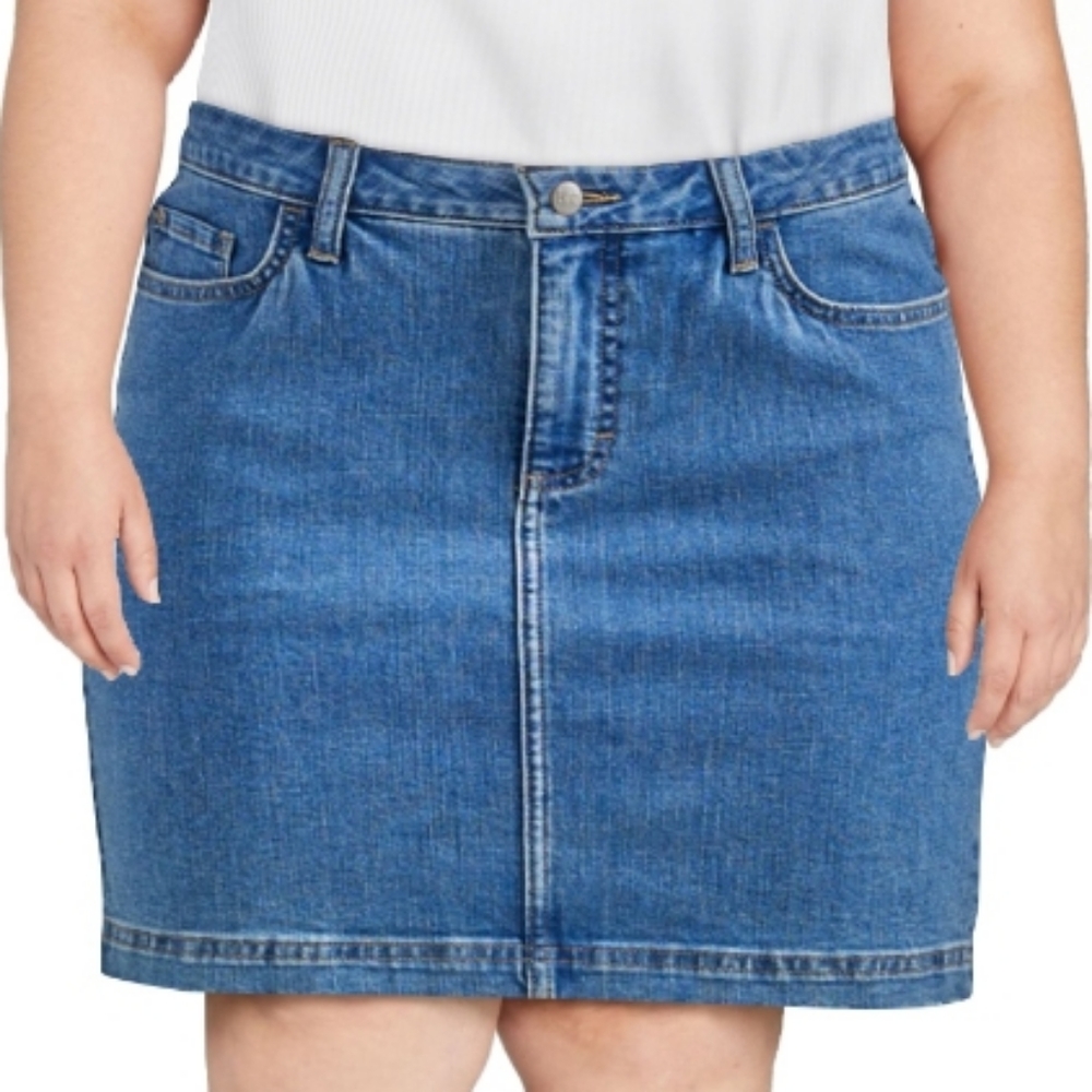 Lee Regular Fit Skort Mid Rise